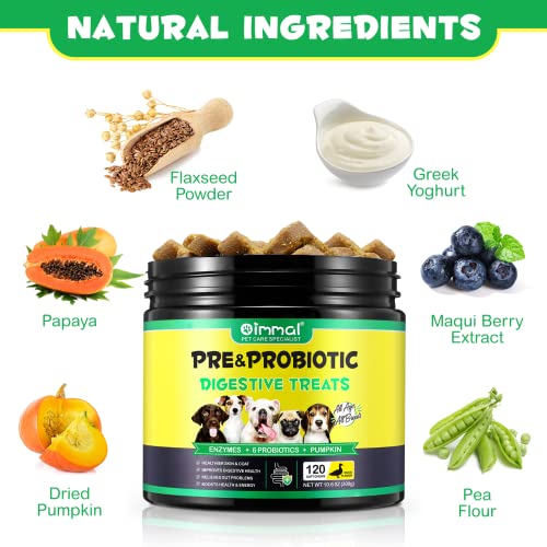 Dog Probiotics Chews - 120 Count Duck Flavor
