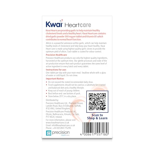 Kwai Heart Care Garlic 300mg - 100 Tablets