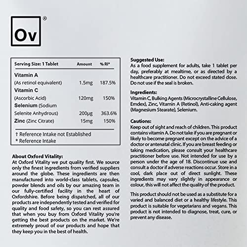 Immune Boost Tablets with Vitamins A, C, Zinc