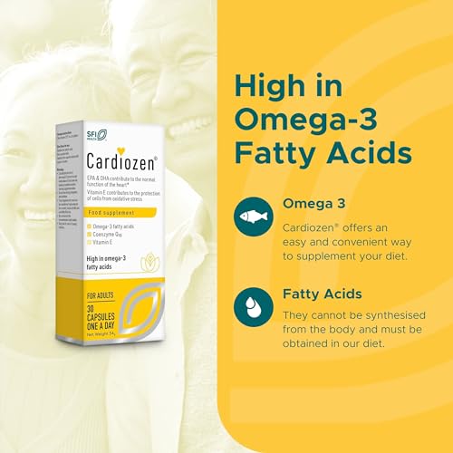 SFI HEALTH Cardiozen Omega 3 Fish Oil Capsules
