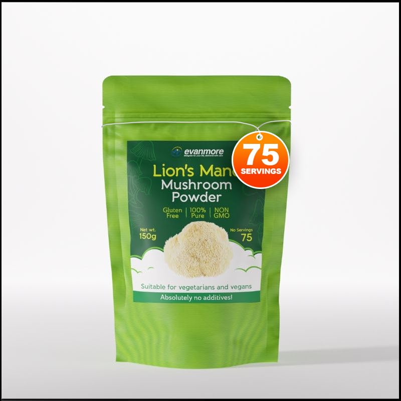Lion's Mane Mushroom Powder for Brain Health 150g