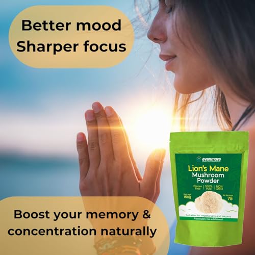 Lion's Mane Mushroom Powder for Brain Health 150g