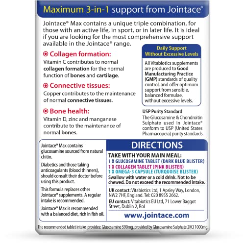 Jointace Max by Vitabiotics, 84 Capsules