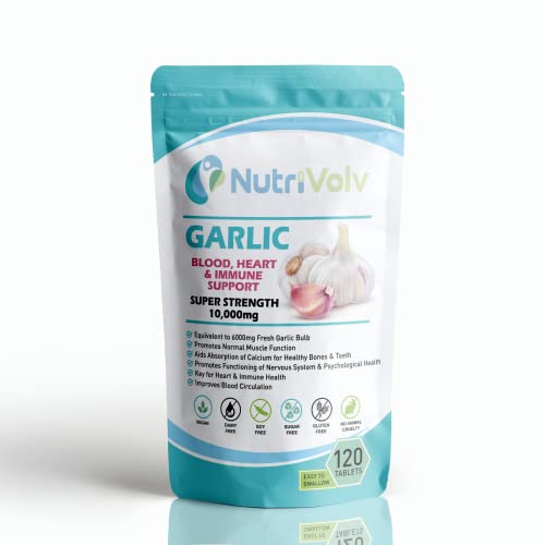 Garlic 10000mg High Strength for Heart & Immunity