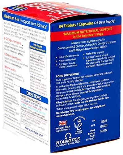 Jointace Max by Vitabiotics, 84 Capsules