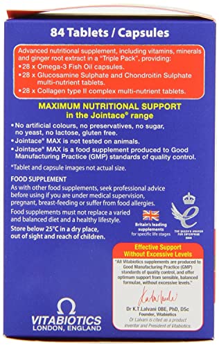 Jointace Max by Vitabiotics, 84 Capsules