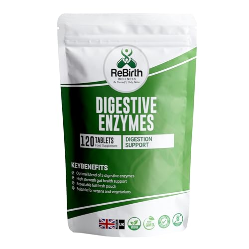Digestive Enzyme Capsules for Gut Health - 120 Tablets
