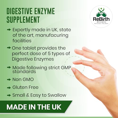 Digestive Enzyme Capsules for Gut Health - 120 Tablets