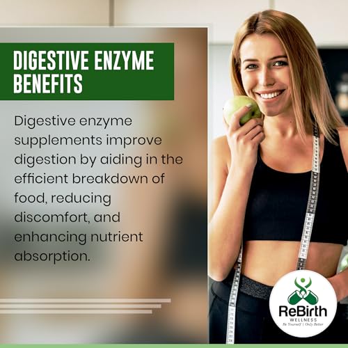 Digestive Enzyme Capsules for Gut Health - 120 Tablets
