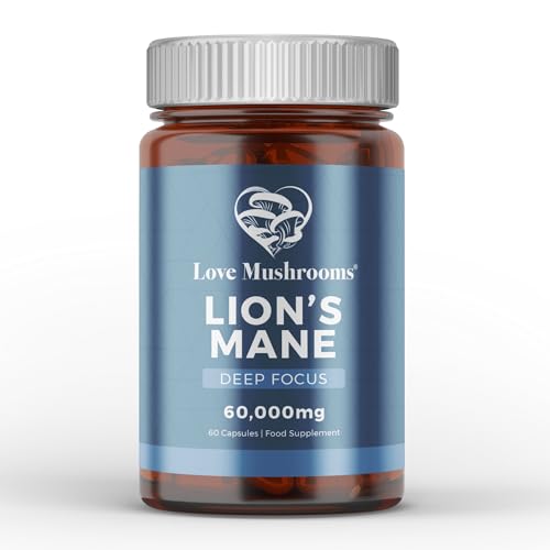 Lion's Mane Capsules for Brain Health & Focus