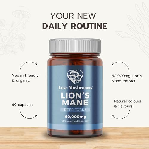 Lion's Mane Capsules for Brain Health & Focus