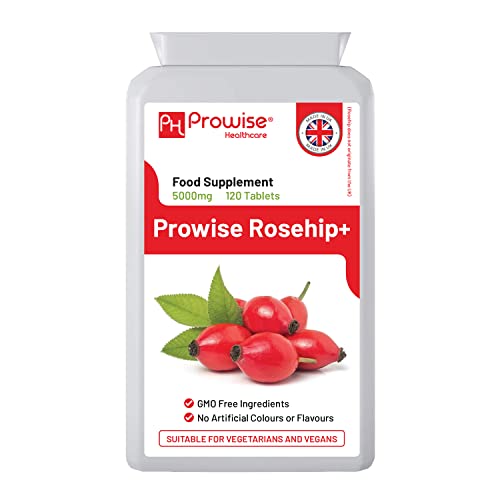 High Strength Rosehip 5000mg Vegan Tablets
