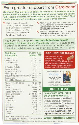 Cardioace Plus Capsules by Vitabiotics - 60 Count