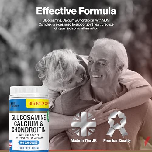 Glucosamine, Calcium & Chondroitin Joint Support Capsules
