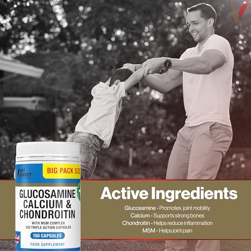 Glucosamine, Calcium & Chondroitin Joint Support Capsules