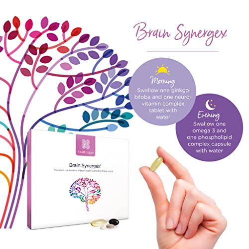 Brain Health Supplements with Ginkgo Biloba & Omega 3