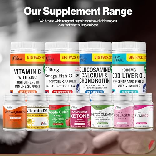 Glucosamine, Calcium & Chondroitin Joint Support Capsules