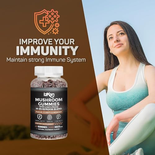 Brain Boosting Mushroom Complex Gummies - 60 Count