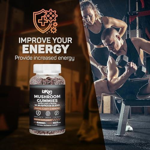Brain Boosting Mushroom Complex Gummies - 60 Count
