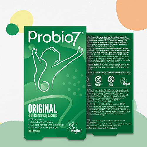 Probio7 Original Vegan Probiotic for Digestive Health