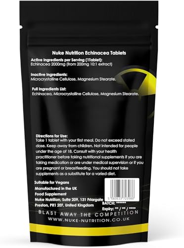 High Strength Echinacea Tablets for Immune Support