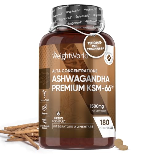 Ashwagandha KSM-66 1500mg Tablets - 180 Count
