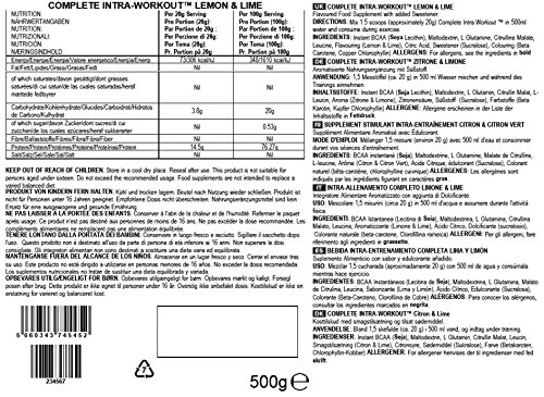 Bulk Intra-Workout BCAA Powder, Lemon Lime Flavor