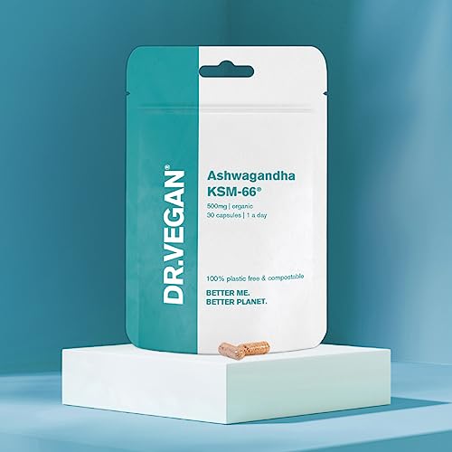DR.VEGAN KSM-66 Ashwagandha 500mg Capsules - 30 Count