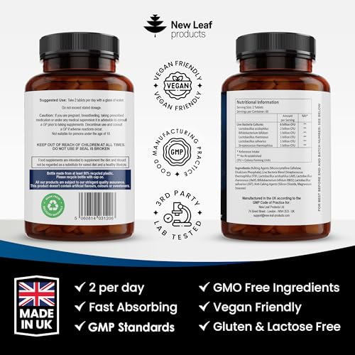 High Strength Probiotic Tablets for Gut Health