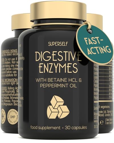 Digestive Enzyme Support with Betaine HCL - 30 Capsules