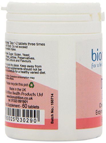 Bio Nutrition Digestive Enzymes - 60 Vegi Tabs