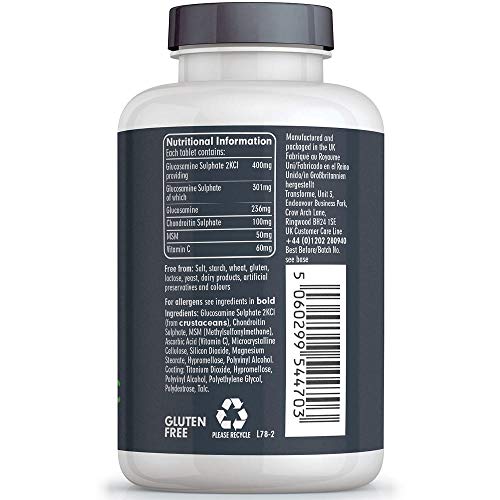 Glucosamine Chondroitin MSM with Vitamin C Tablets