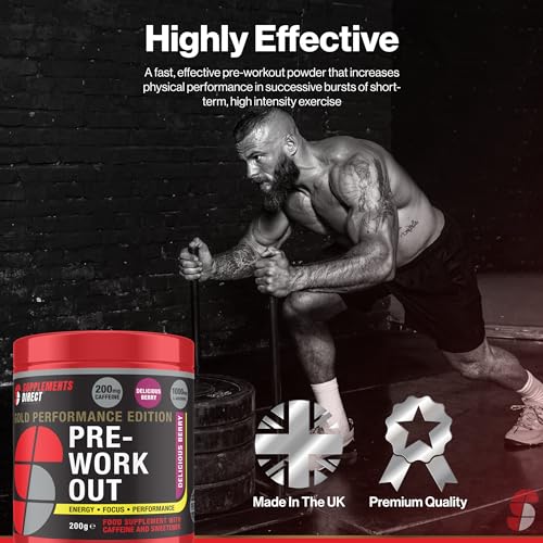 Berry Blast Pre Workout with Creatine and Caffeine