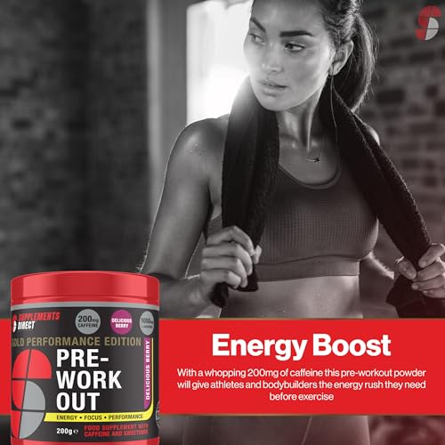 Berry Blast Pre Workout with Creatine and Caffeine