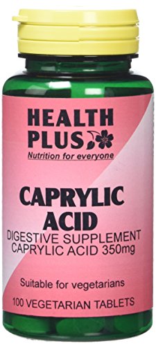 Health Plus Caprylic Acid 350mg Digestive Support Tablets