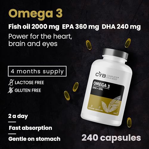 High Strength Omega 3 Fish Oil 2000mg Softgels