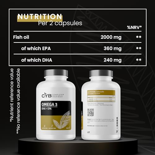 High Strength Omega 3 Fish Oil 2000mg Softgels