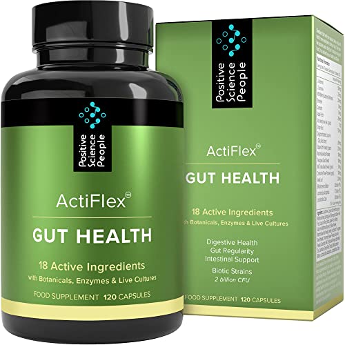 Gut Health Capsules with Probiotics and Enzymes