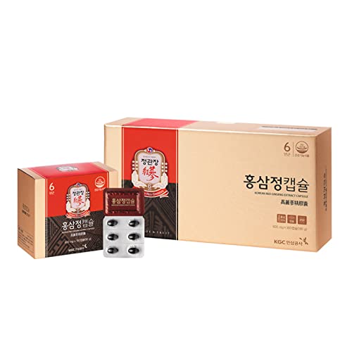 Korean Red Ginseng Extract Capsules - 300 Count