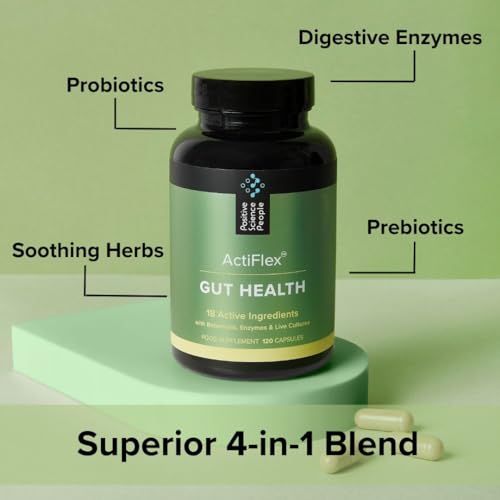 Gut Health Capsules with Probiotics and Enzymes