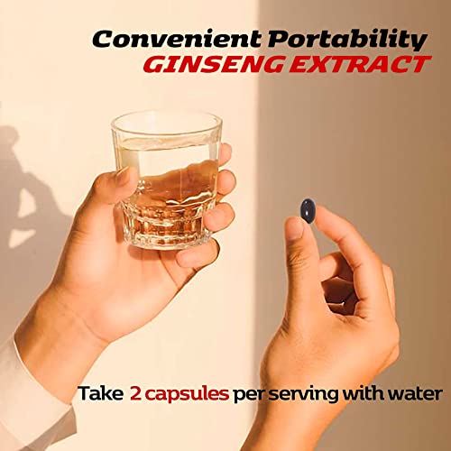 Korean Red Ginseng Extract Capsules - 300 Count