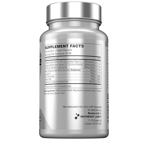 Prostate Pro Ultra Premium Supplement - 90 Vegan Capsules