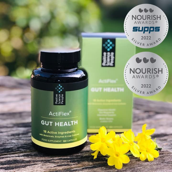 Gut Health Capsules with Probiotics and Enzymes