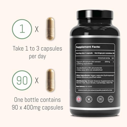 Pygeum Africanum Prostate Health Supplement 4000mg