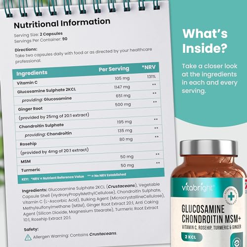 High Strength Glucosamine & Chondroitin Joint Support