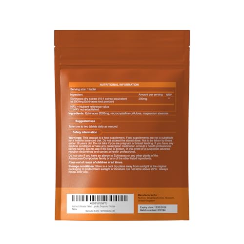 Nutrivo EchinHerb Tablets 2000mg - 90 Count