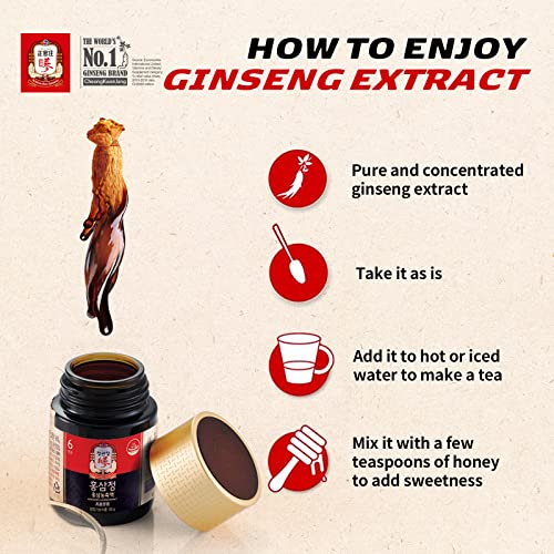 Korean 6 Year Red Panax Ginseng Extract 120g
