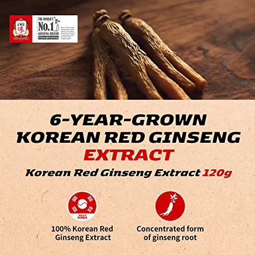 Korean 6 Year Red Panax Ginseng Extract 120g
