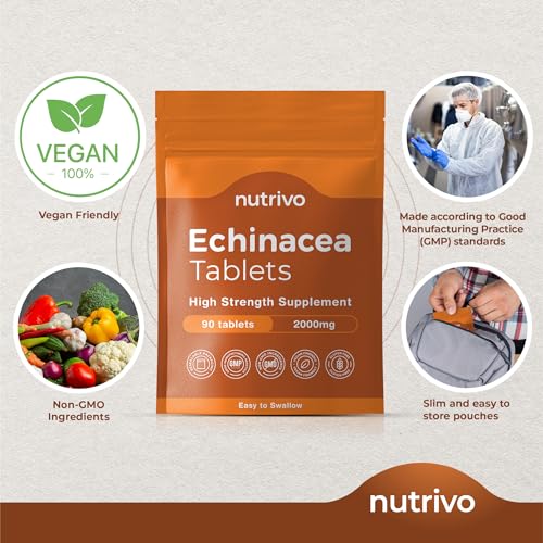 Nutrivo EchinHerb Tablets 2000mg - 90 Count