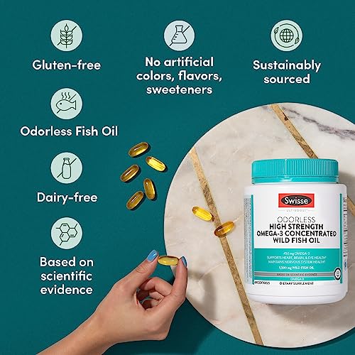 Swisse Wild Fish Oil Omega 3 - 1500 mg Softgels